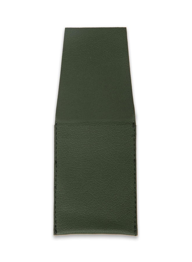 Casa Botanical Leather Pouch, Pocket Cosmetic Bag for Women, Waterproof Makeup Bags, Travel Organizer for Coin Purse, Lipstick, Headphones, Jewelry Accessories - Small Pouches Orange (Green) - Image 4